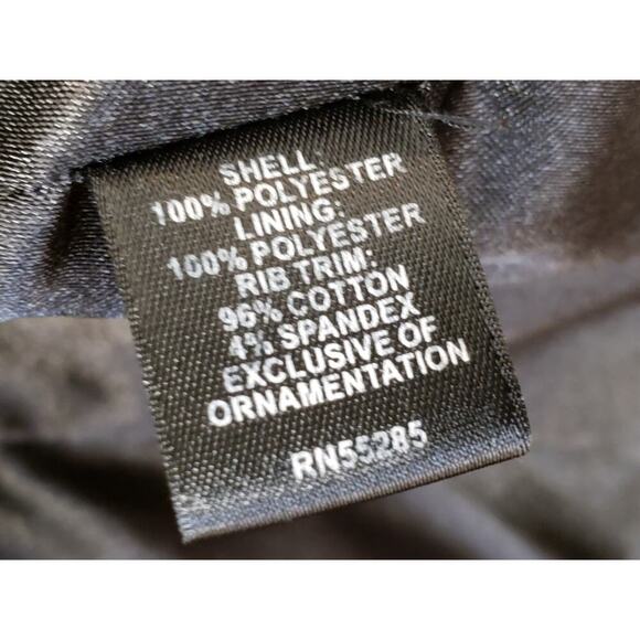 Express Suede Jacket Women Small Black Eyelet Embellished Long Sleeve Open Front - Picture 6 of 12